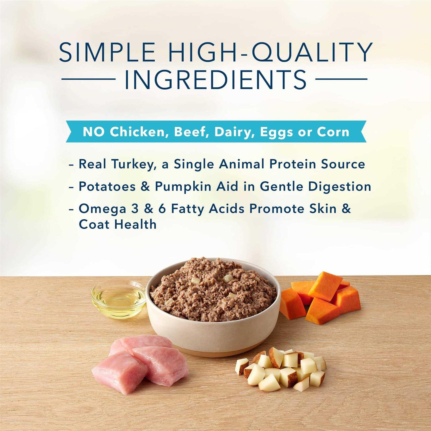 Blue Buffalo Basics Grain Free LID Turkey & Potato Canned Dog Food - Nail Gallerys