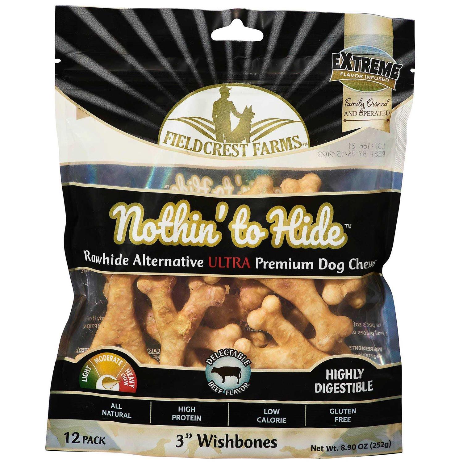 Fieldcrest Farms Nothin’ to Hide Beef Ultra Wishbone Dog - Nail Gallerys