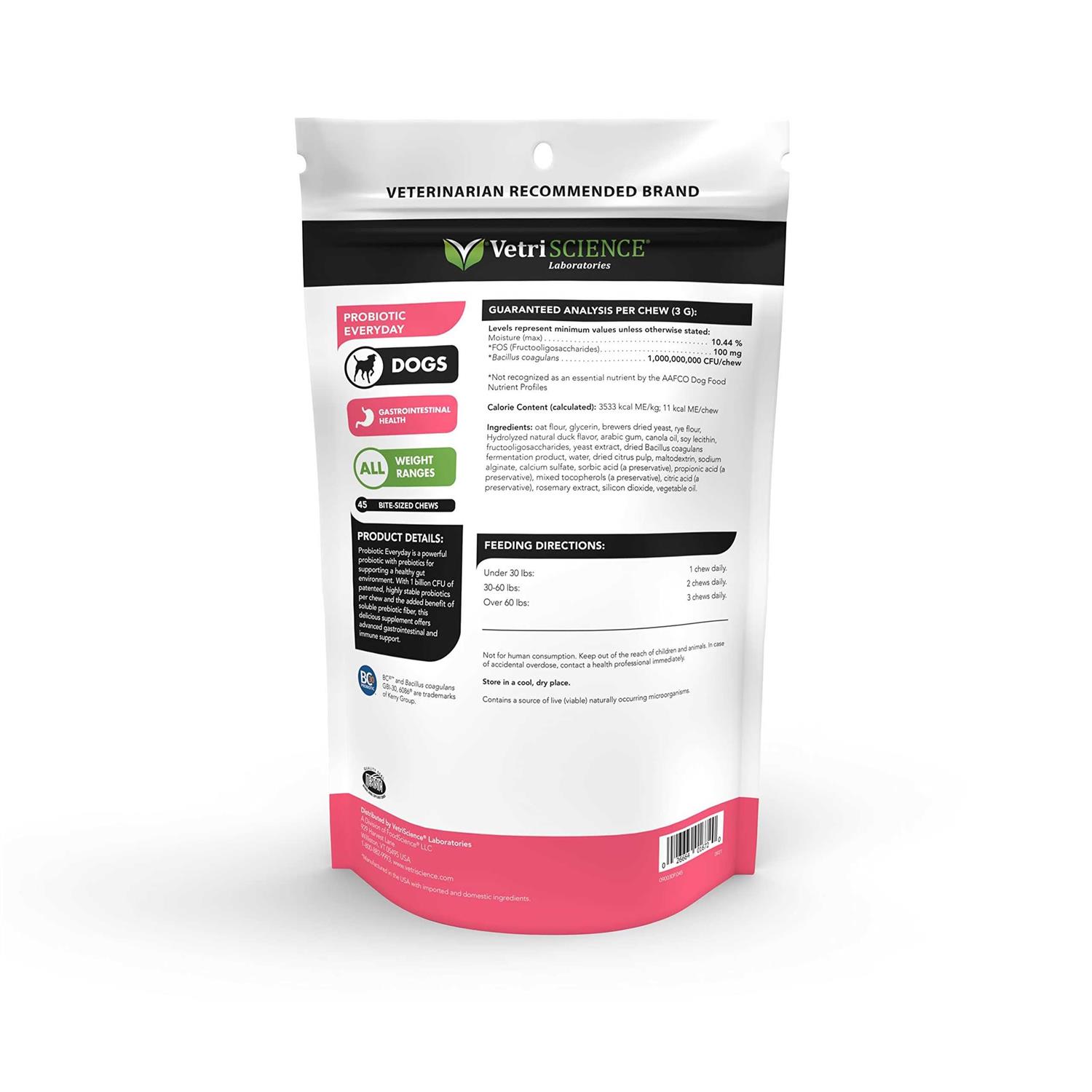 VetriScience Probiotic Everyday Chews for Dogs - Nail Gallerys