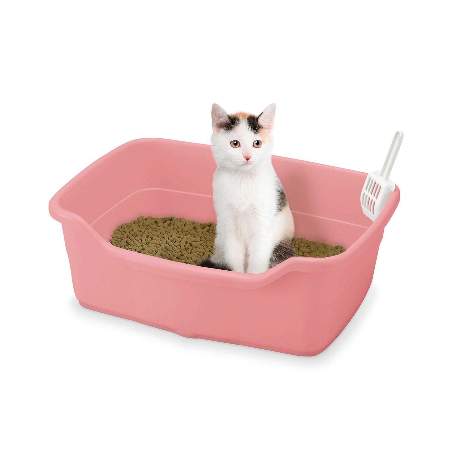 PAW Trax Wide Cat Litter Pan Richell - Nail Gallerys