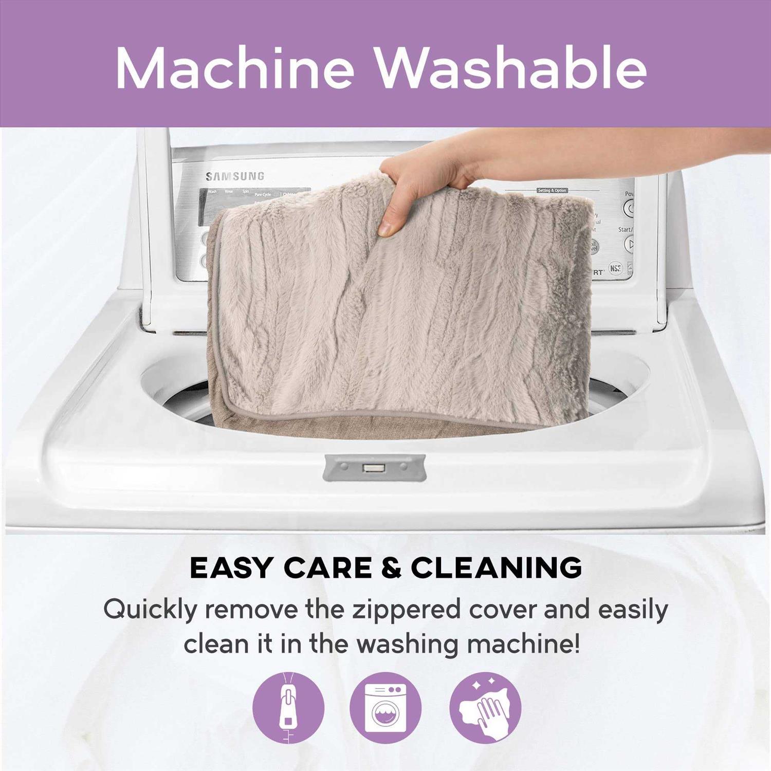 Pooch Planet Large Memory Foam Mix Dog Bed Plush Mattress w/Removable Washable Cover - Nail Gallerys