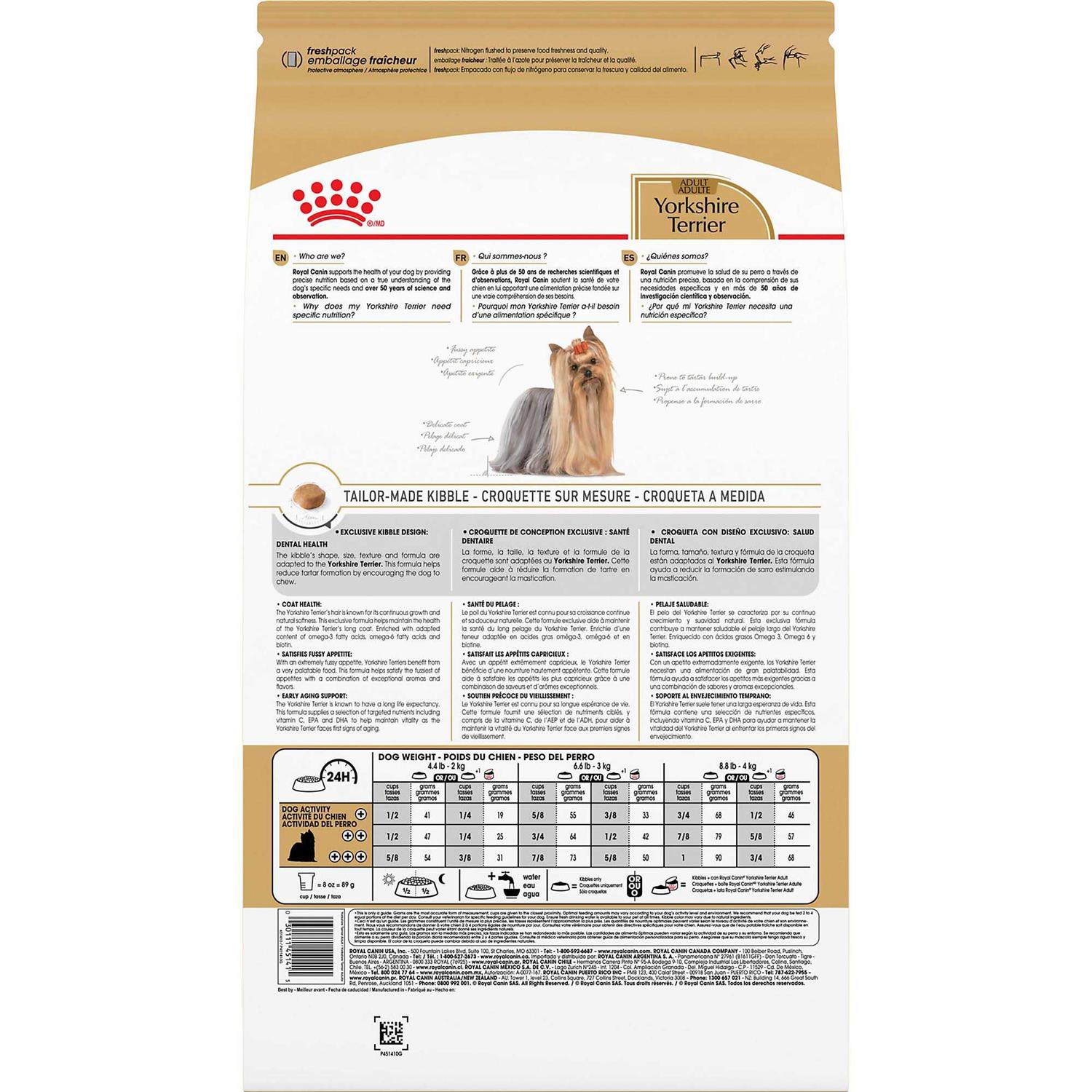 Royal Canin Adult Yorkshire Terrier Dry Dog Food - Nail Gallerys