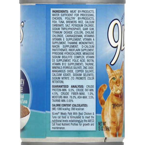 9 Lives Cat Food with Real Chicken & Tuna - Nail Gallerys