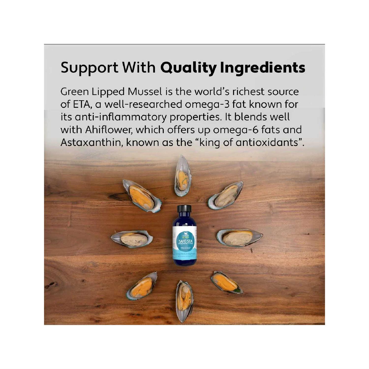 Four Leaf Rover Safe-Sea Green Lipped Mussel Oil for Dogs - Nail Gallerys