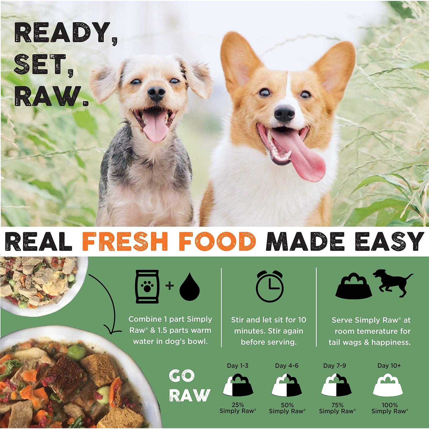 Nature’s Diet Simply Raw Freeze-Dried Raw Whole Food Meal Makes 18 Lbs Fresh Raw Food with Muscle - Nail Gallerys