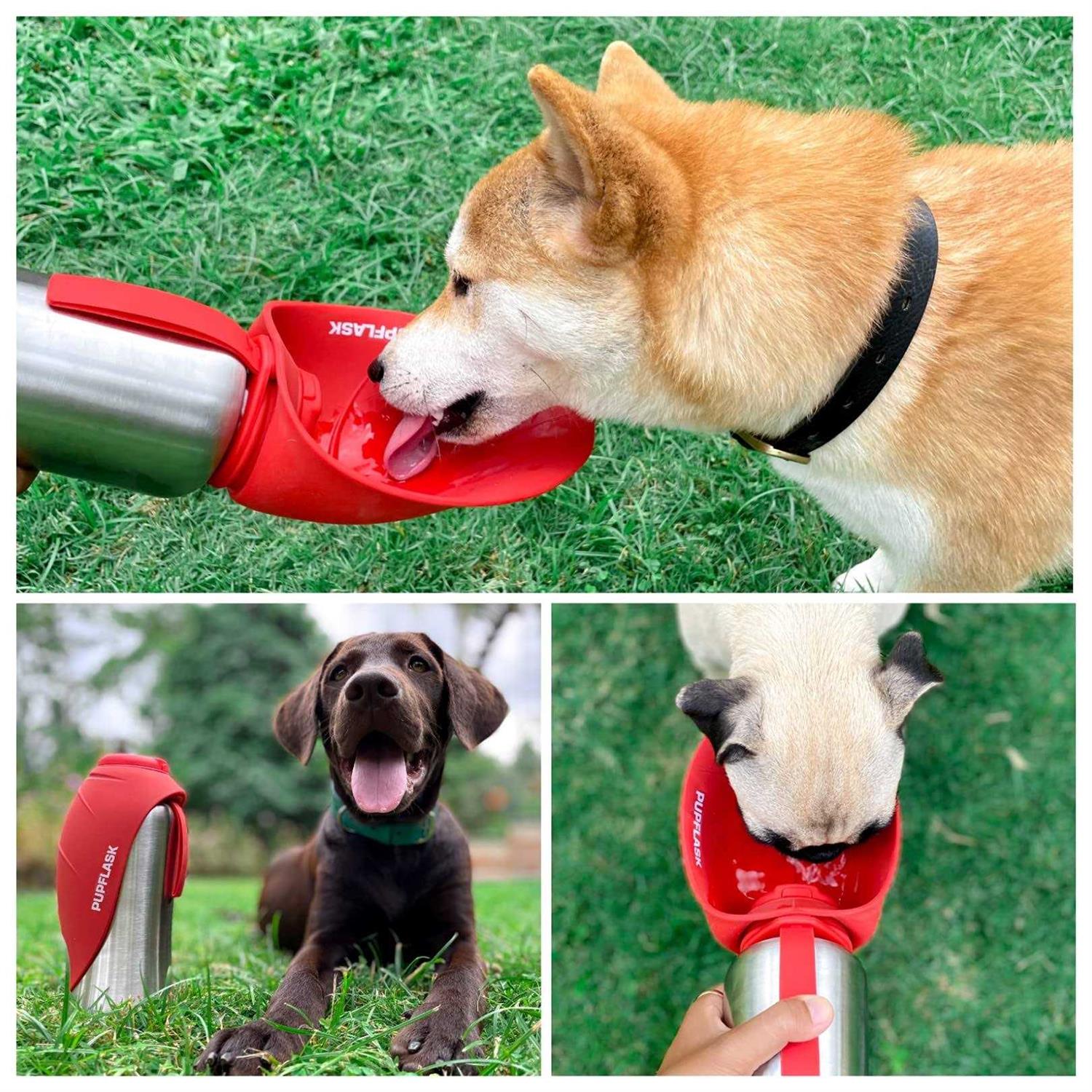 Tuff Pupper PupFlask Large Dog Water Bottle 27 or 40 OZ Stainless Steel - Nail Gallerys