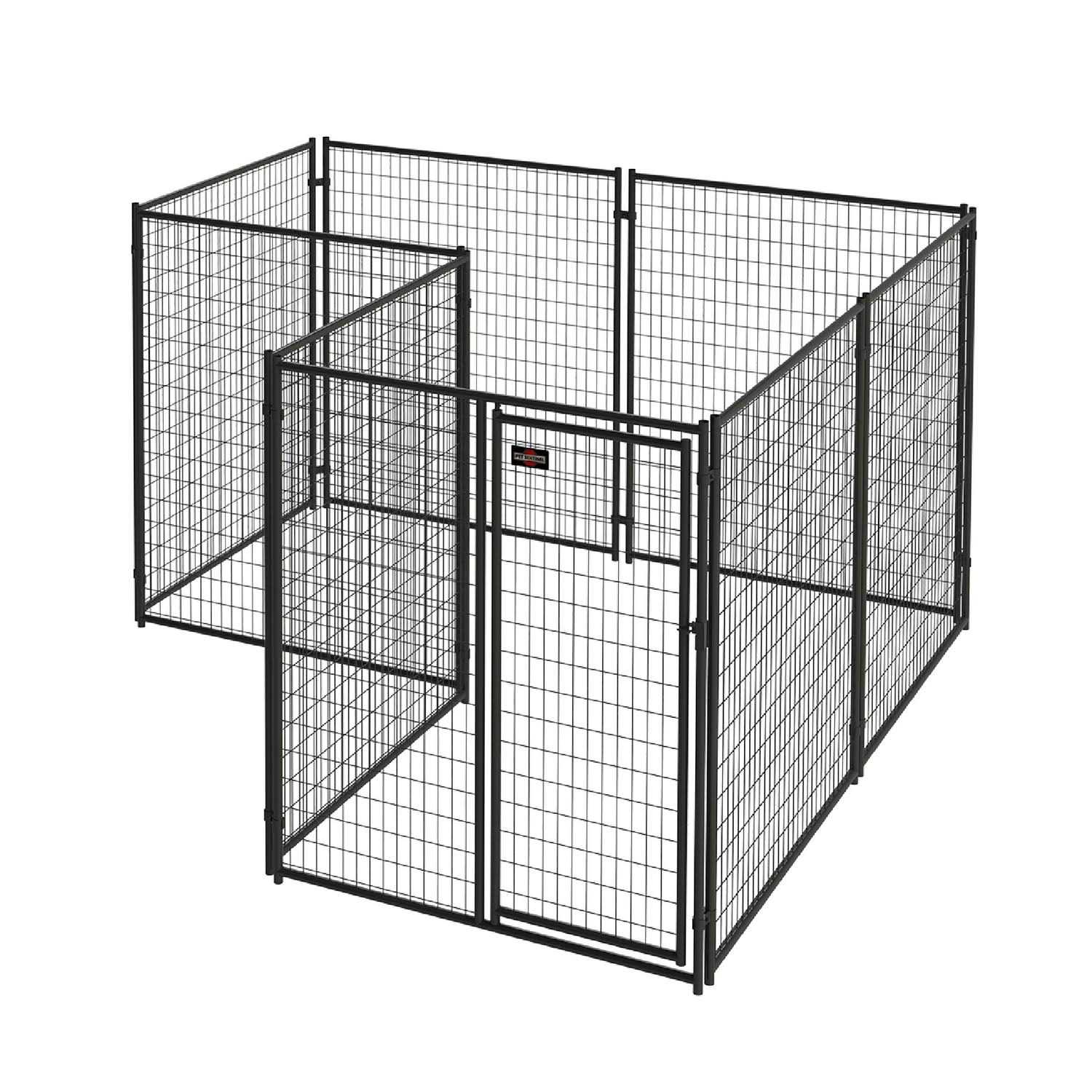 Kennel 6’x5′ WD Mesh Pnl, Black - Nail Gallerys