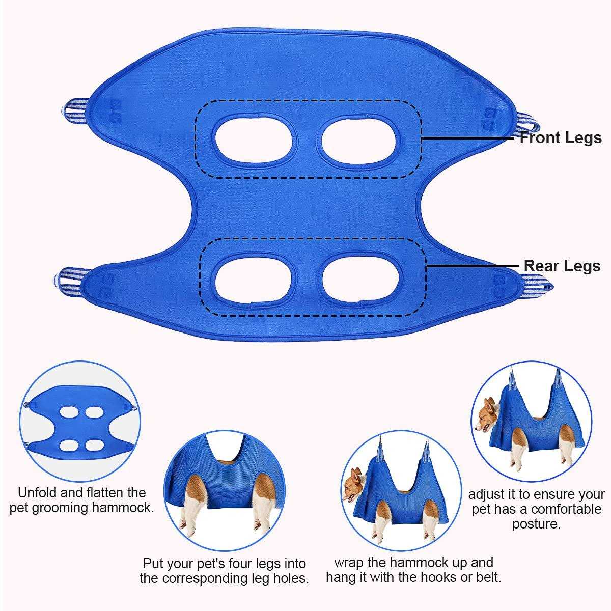NetCan Pet Grooming Hammock Harness - Nail Gallerys