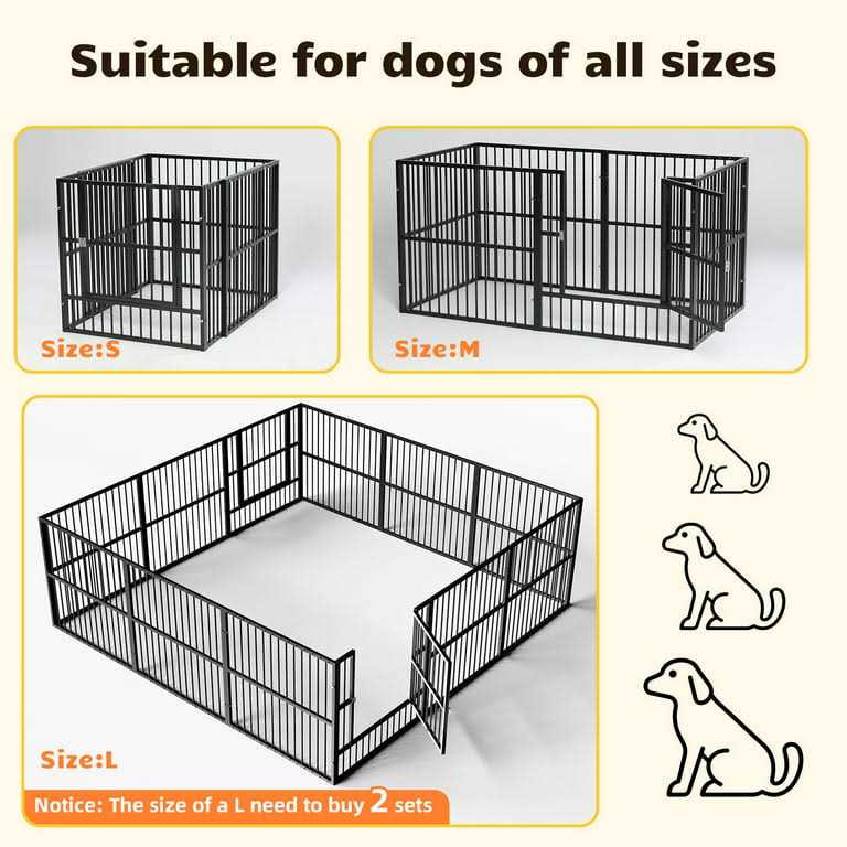 walsport Dog Fence Heavy Duty Exercise Pen Safe and Sturdy,31 - Nail Gallerys