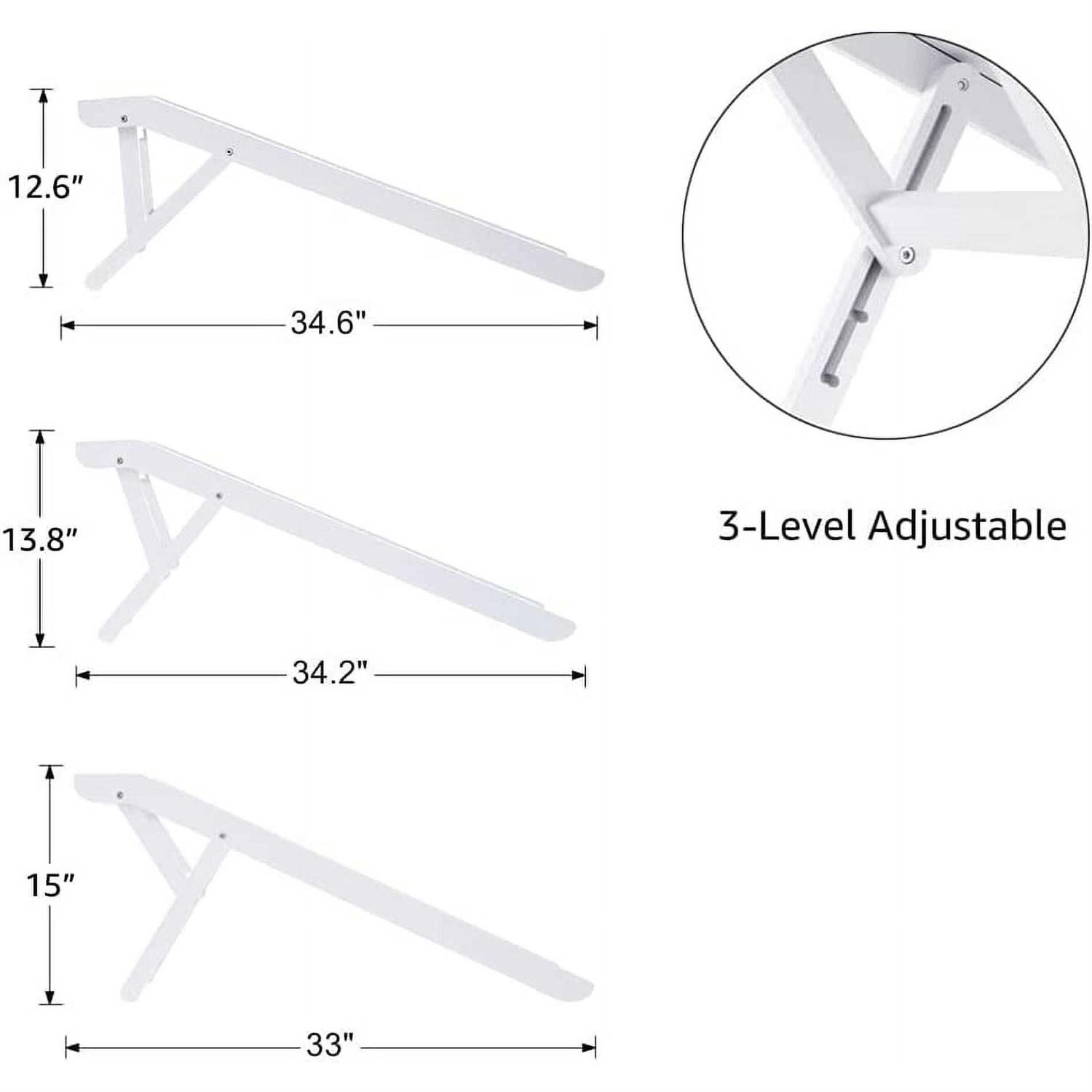 Unipaws Foldable Wooden Pet Ramp Adjustable Height - Nail Gallerys