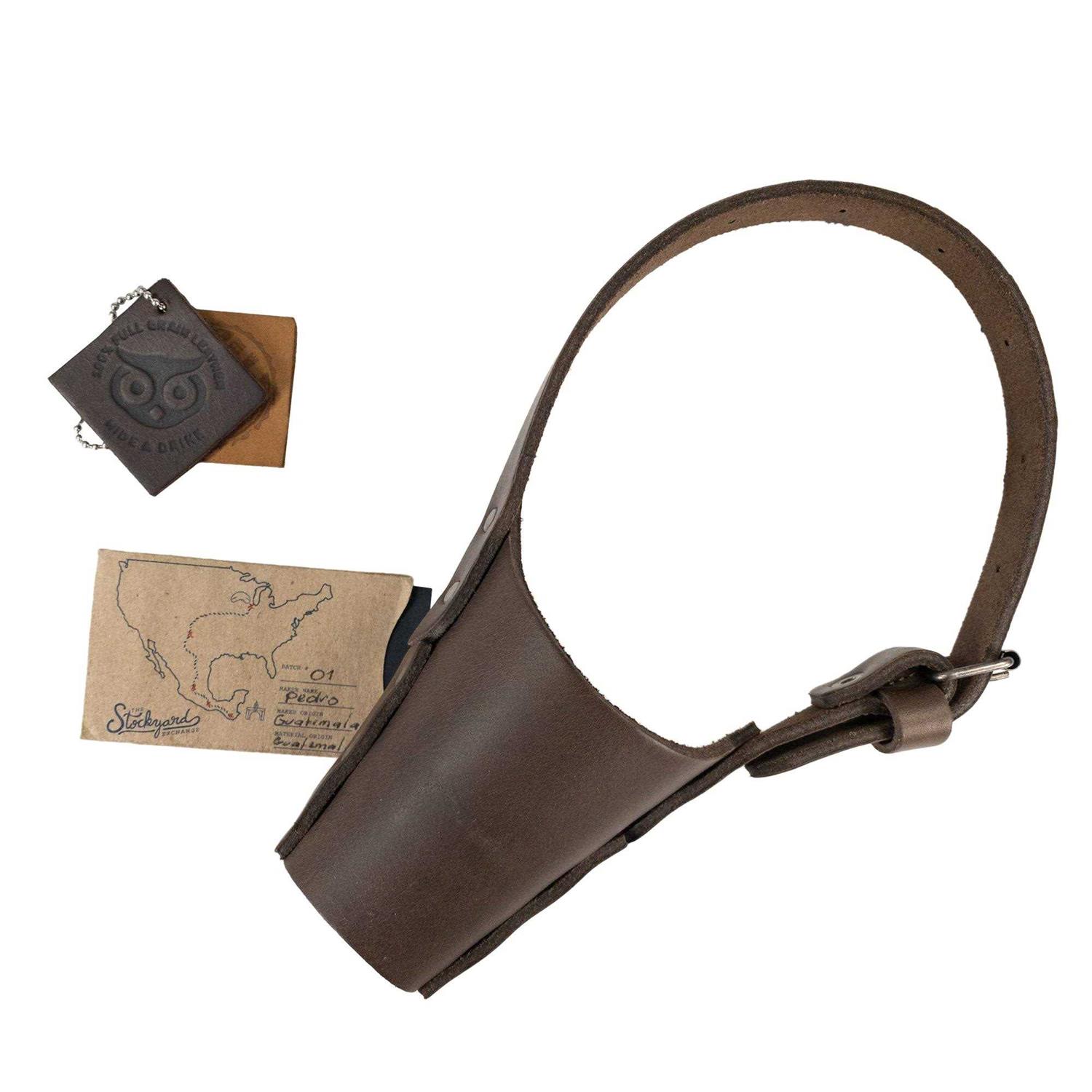 Hide & Drink Dog Muzzle Guard Secure Prevents Biting Chewing - Nail Gallerys