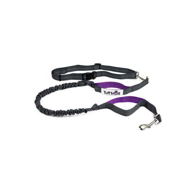 Tuff Mutt Hands Free Dog Leash for Running Walking Hiking Durable Dual-Handle Bungee Leash - Nail Gallerys
