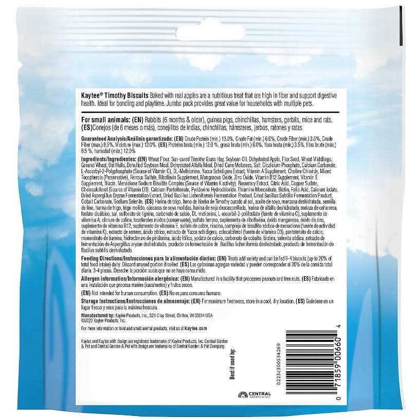 Kaytee Timothy Biscuits Baked Treat - Nail Gallerys