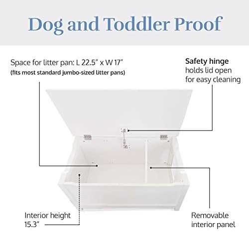 Designer Pet Products Parker Designer Catbox Litter Box Enclosure - Nail Gallerys