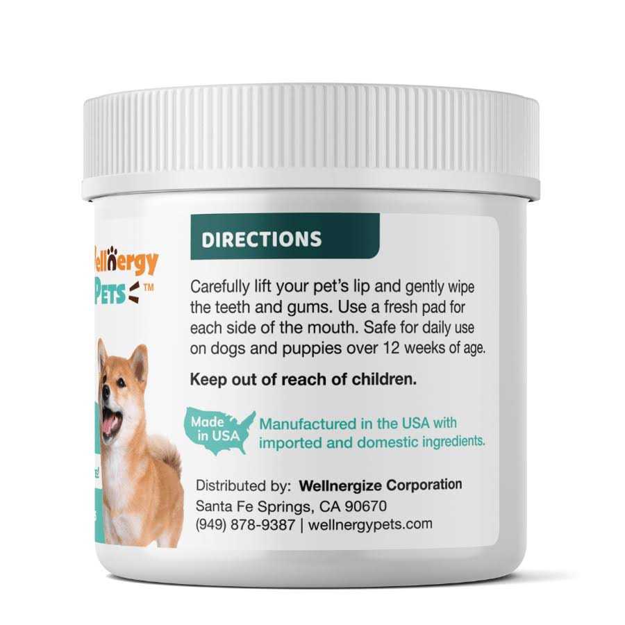 Wellnergy Pets Dental Care Wipes for Dogs - Nail Gallerys