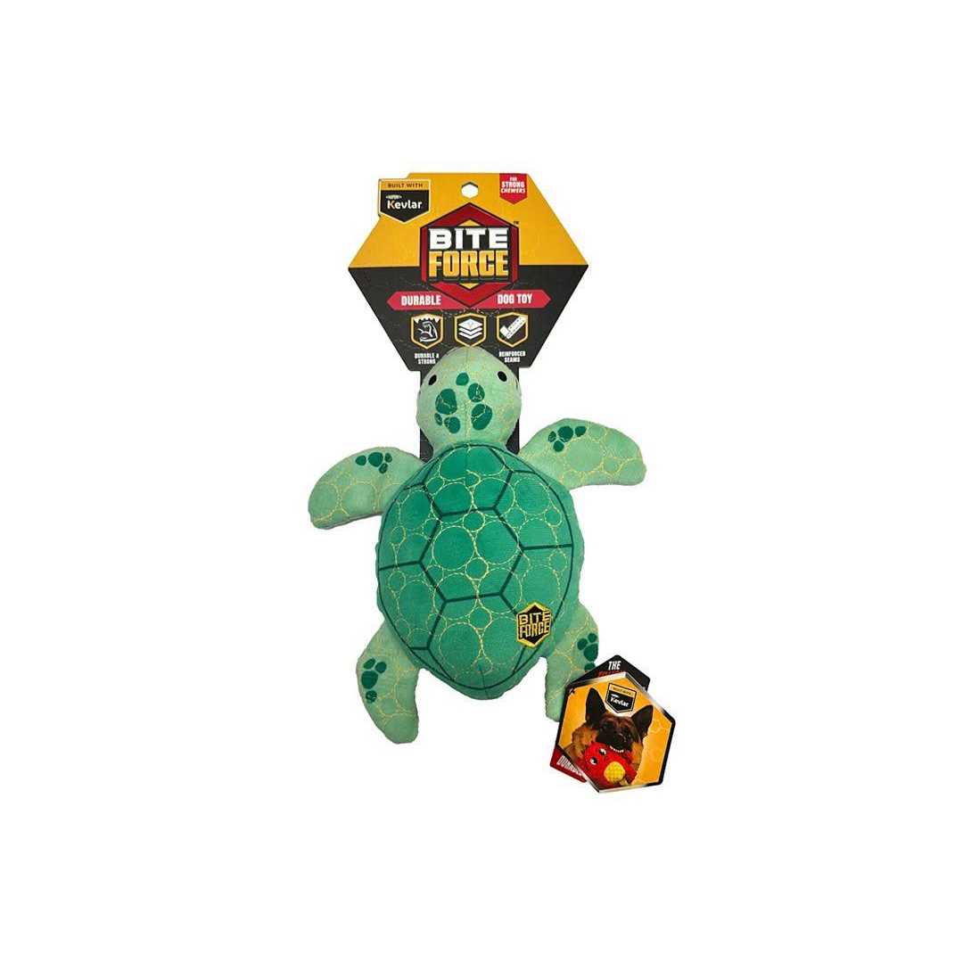 Bite Force Durable Plush Turtle Dog Toy - Nail Gallerys