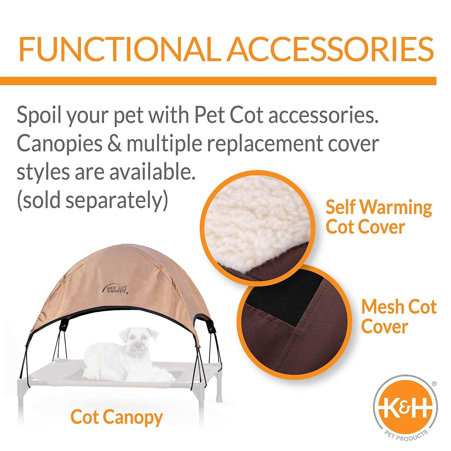 K&H Pet Products Original Bolster Pet Cot - Nail Gallerys
