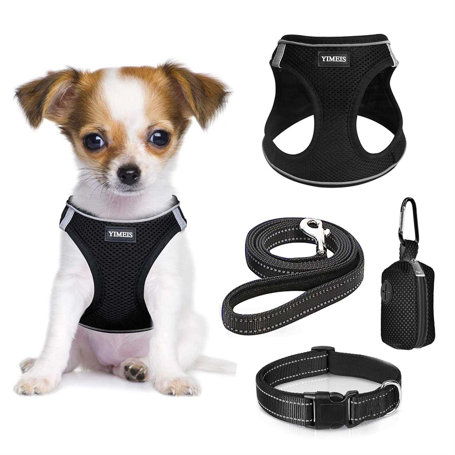 YIMEIS Dog Harness and Leash Set No Pull Soft Mesh Pet Harness - Nail Gallerys