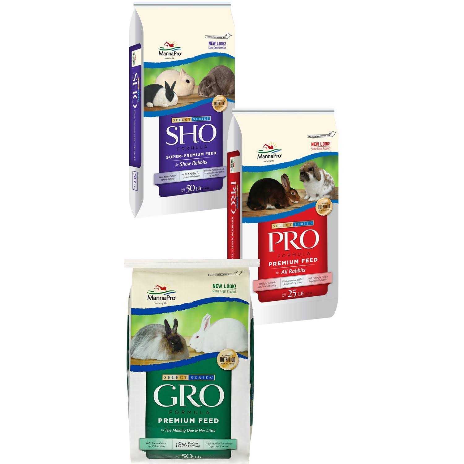 Manna Pro Select Series SHO Formula Rabbit Food - Nail Gallerys