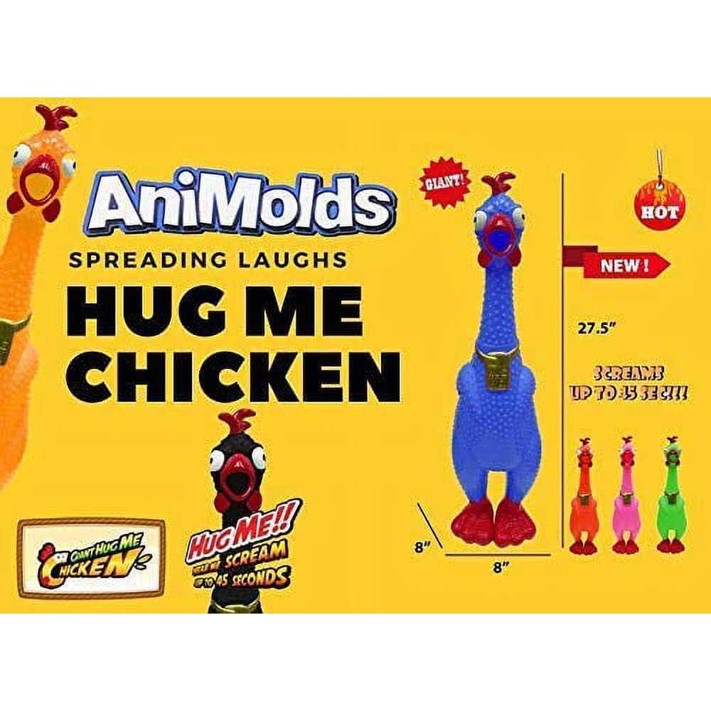 Animolds A Giant screaming Chicken the Hug Me squeaky Chicken Toy - Nail Gallerys