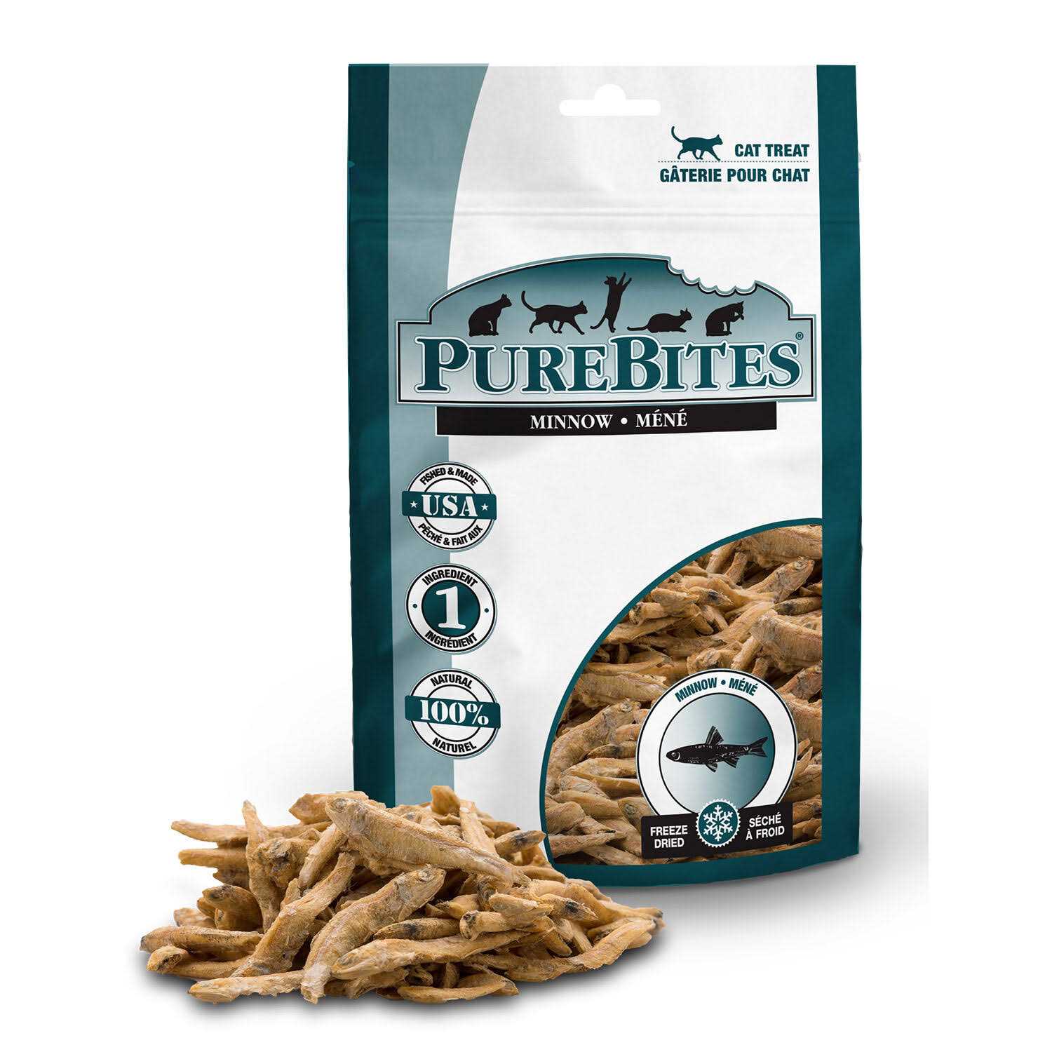 PureBites Freeze Dried Minnow Cat Treats - Nail Gallerys