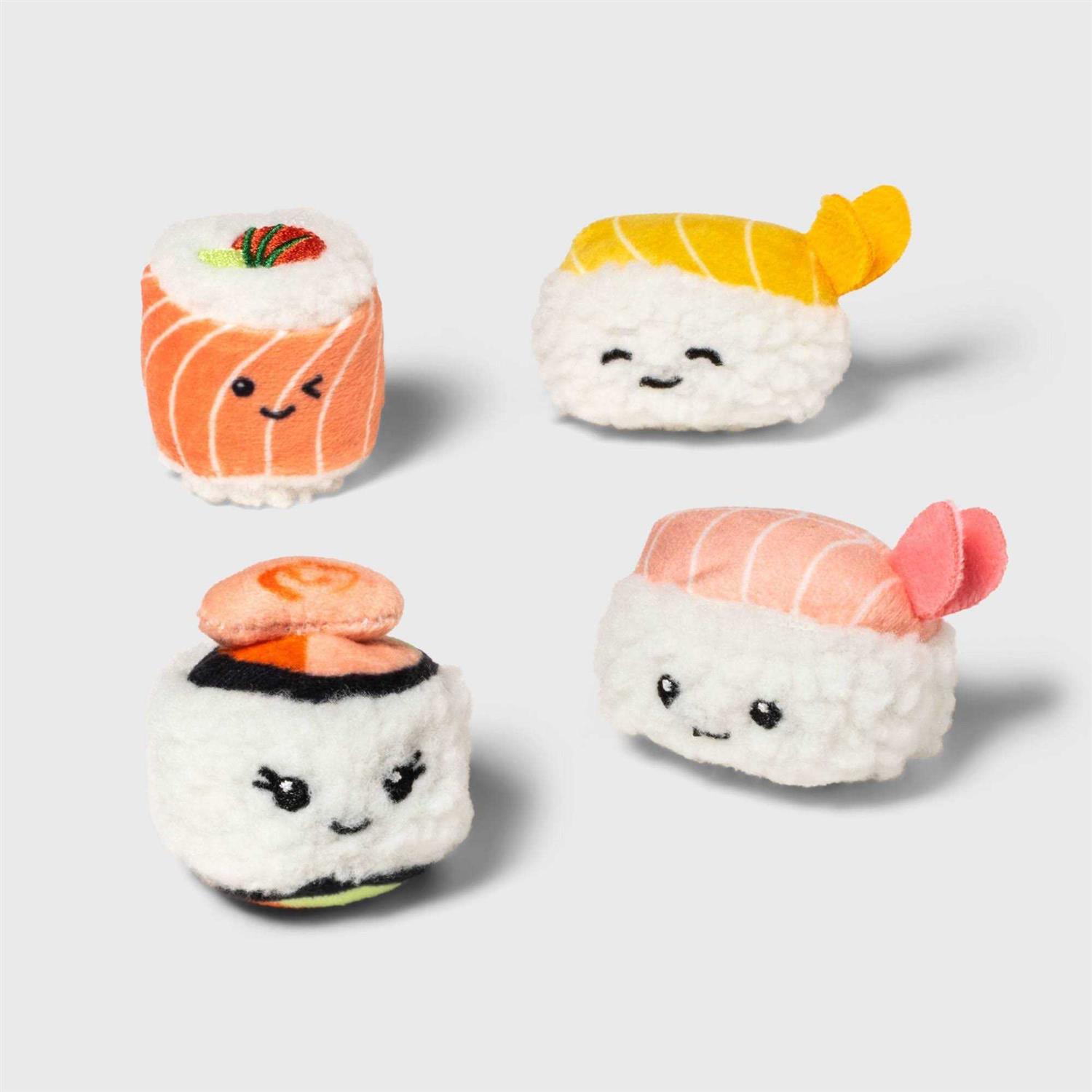 Boots & Barkley Smiling Sushi Flush Cat Toy - Nail Gallerys