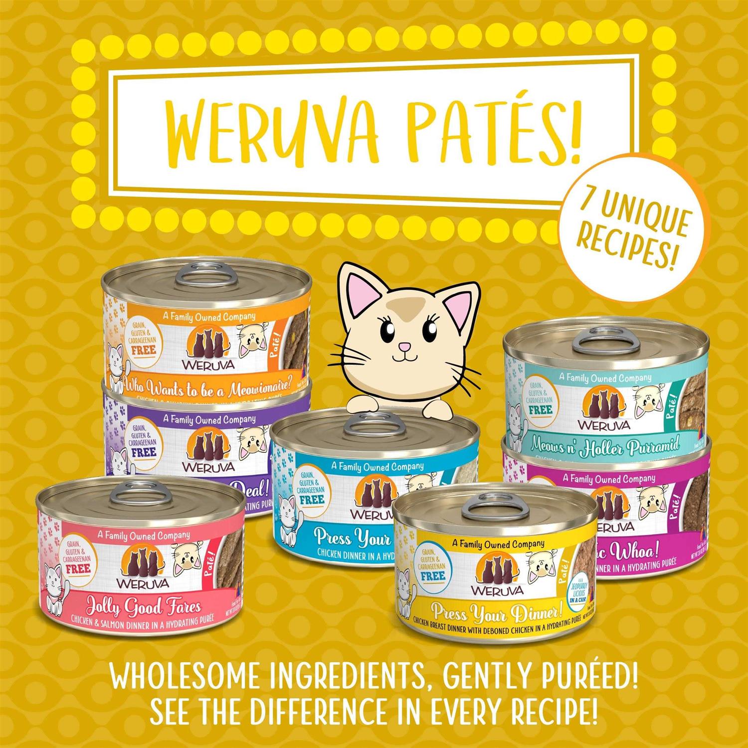 Weruva Classic Cat Pate Press Your Dinner with Chicken Wet Cat Food - Nail Gallerys