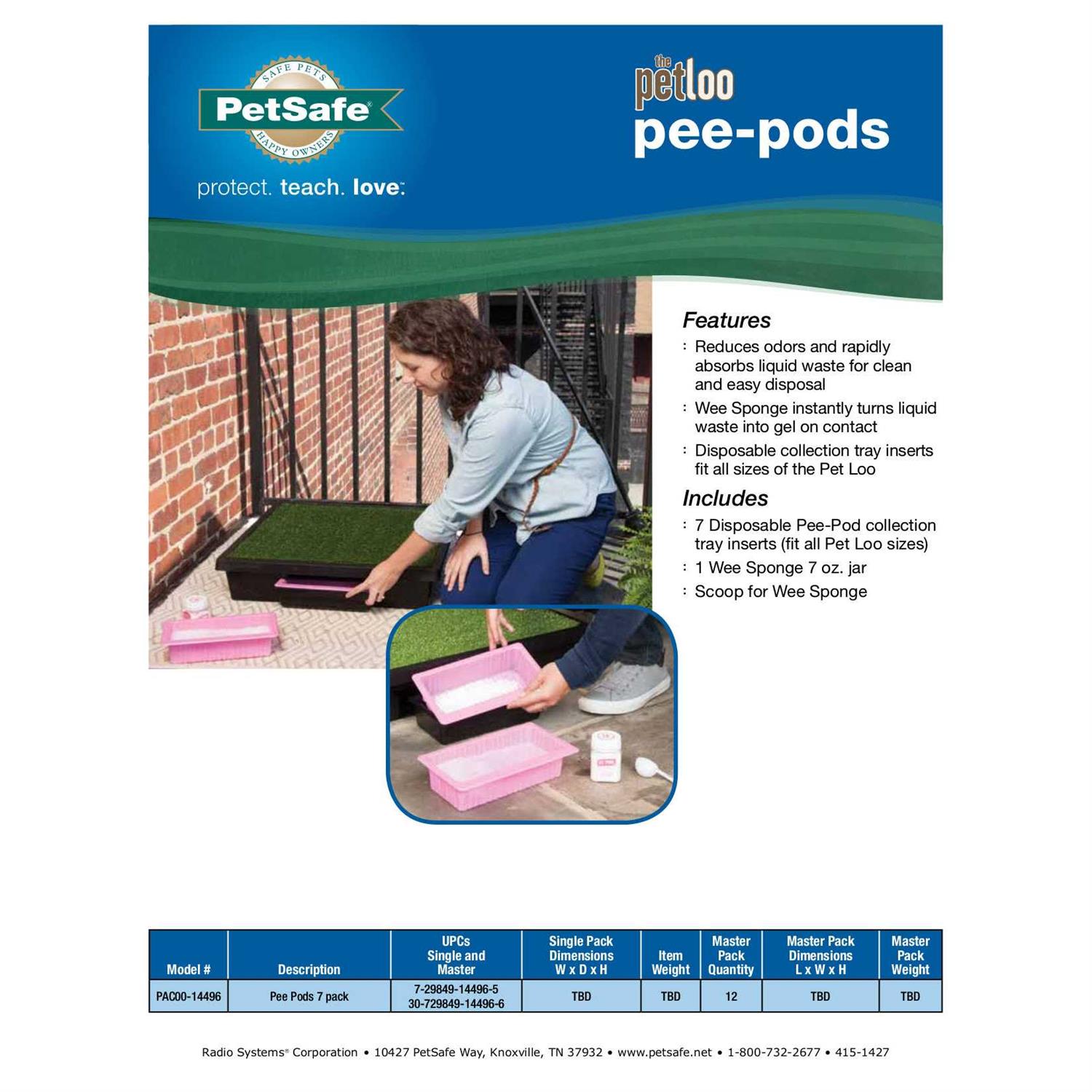 Pet Loo Pee Pod 7 pack - Nail Gallerys