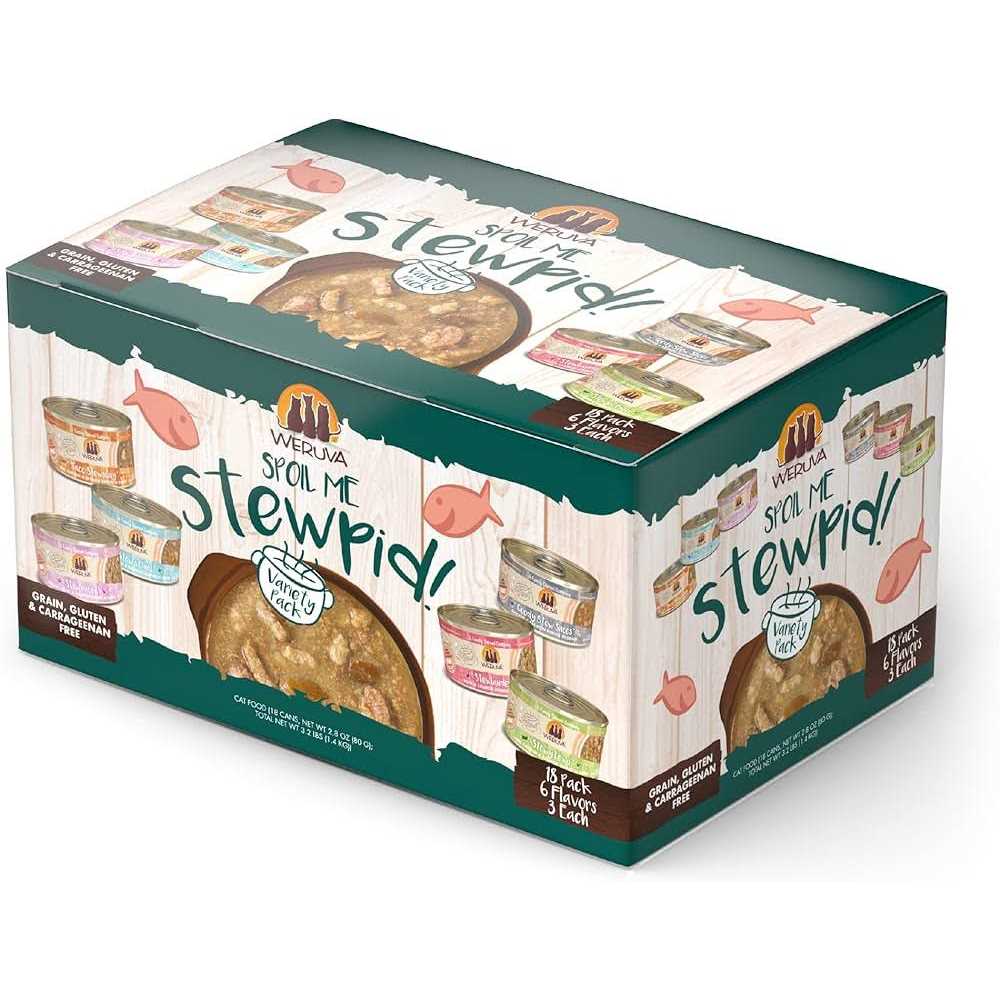 Weruva Classic Stews Cat Food Spoil Me Stewpid! Variety Pack - Nail Gallerys