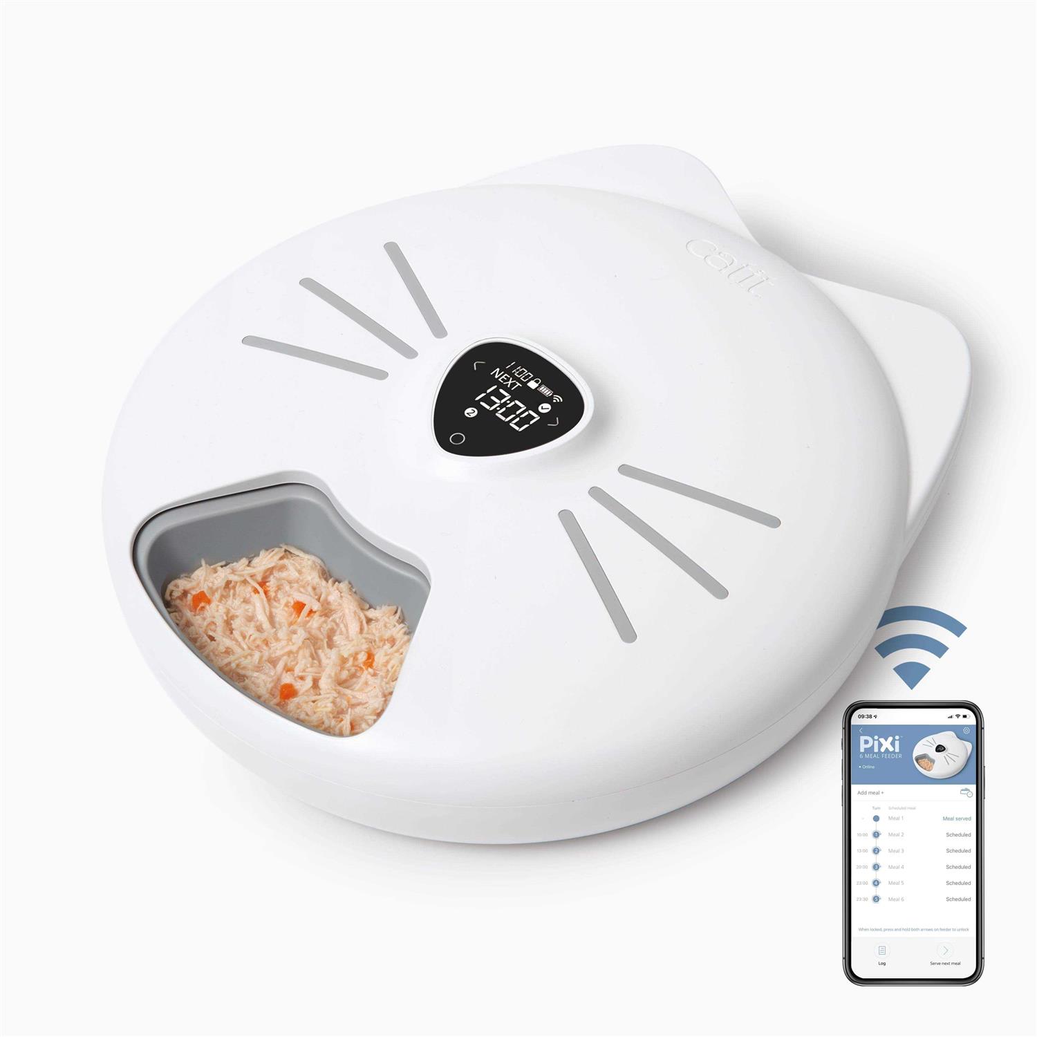 Catit Pixi Smart 6 Meal Feeder - Nail Gallerys