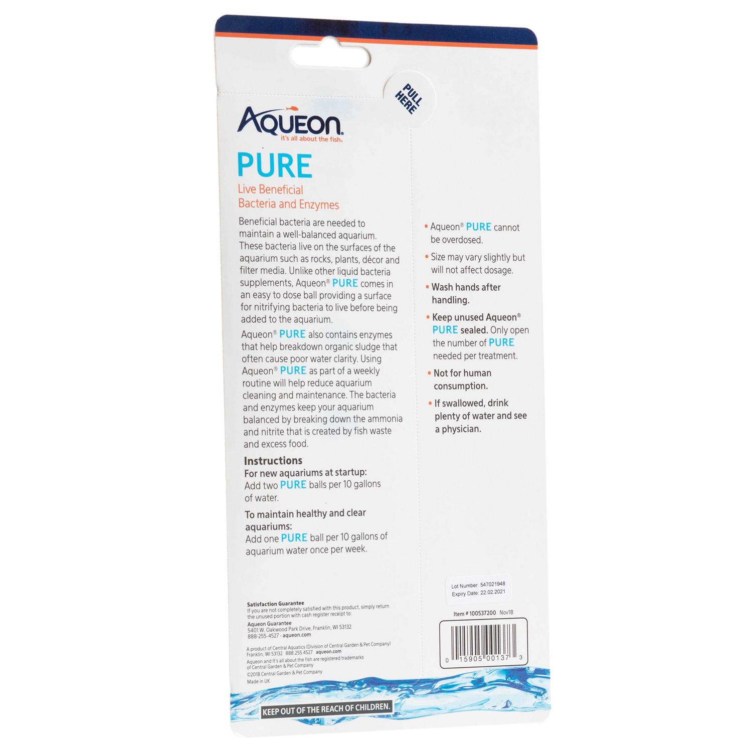 Aqueon Pure Bacteria Supplement - Nail Gallerys