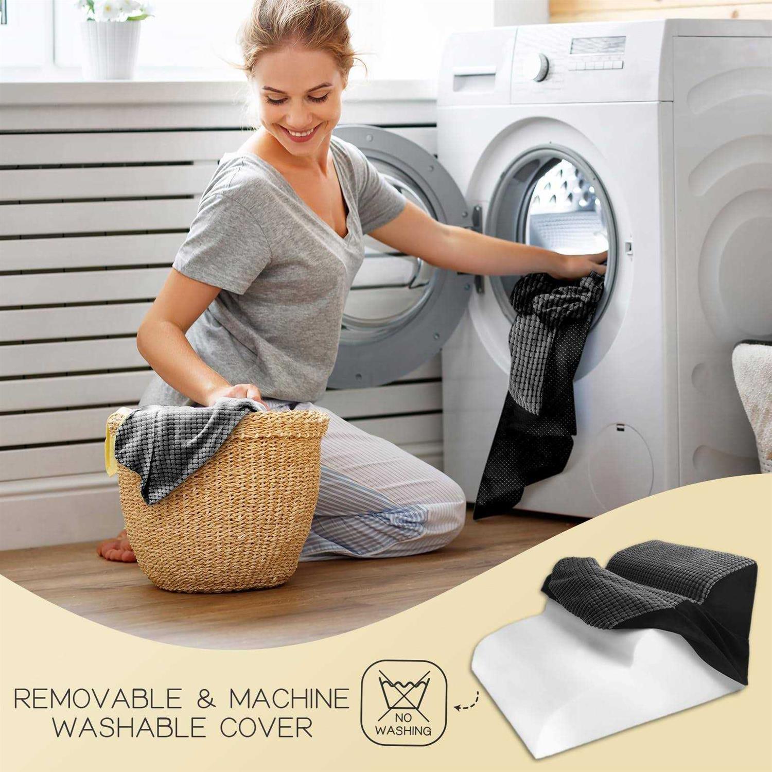 blunique Dog Steps for High Bed 4-Step Dog Ramps for Small Dogs Dog Stairs to Bed Pet Stairs for Couch Corduroy Non-Slip High Density Foam Pet - Nail Gallerys