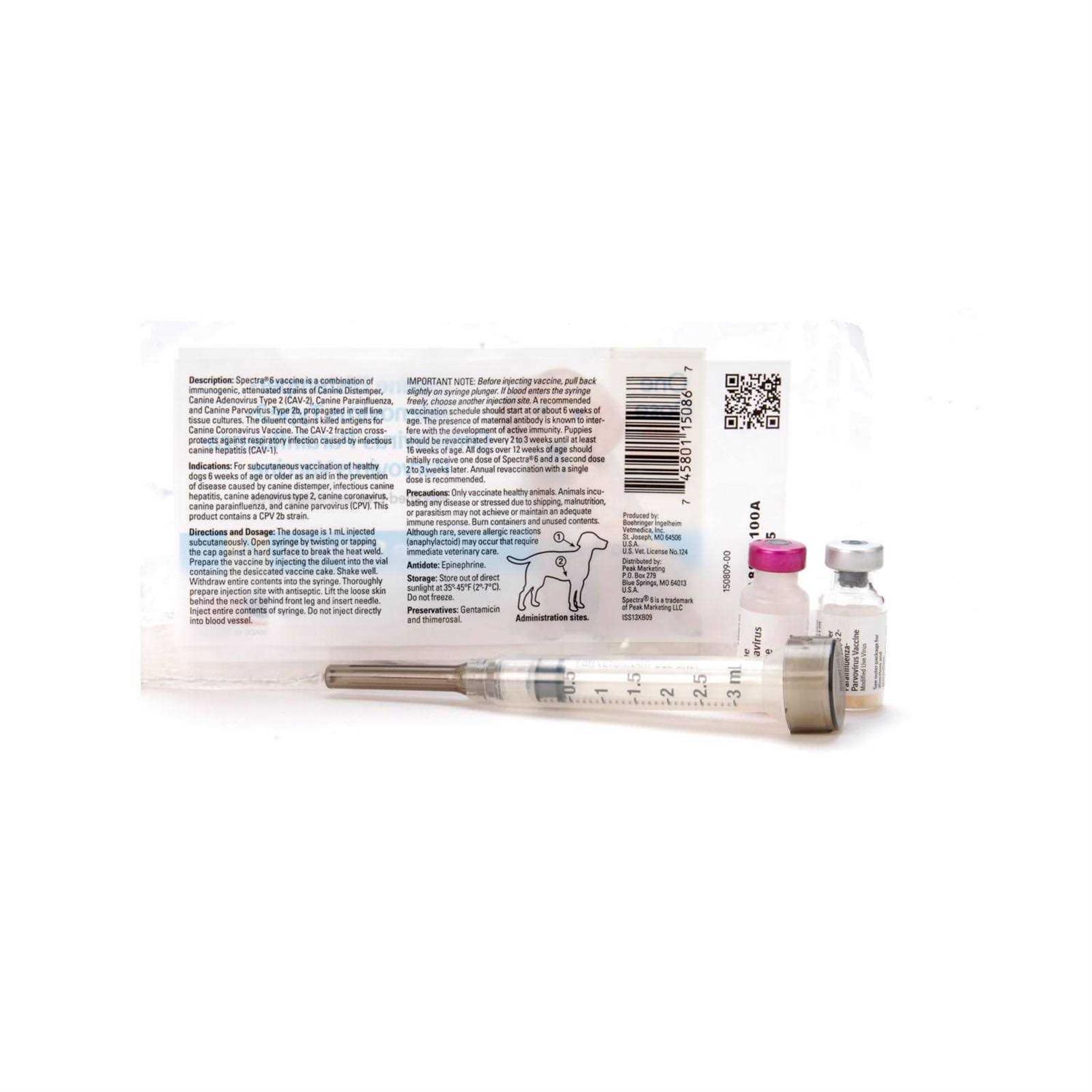 Canine Spectra 6 Dog Vaccine - Nail Gallerys