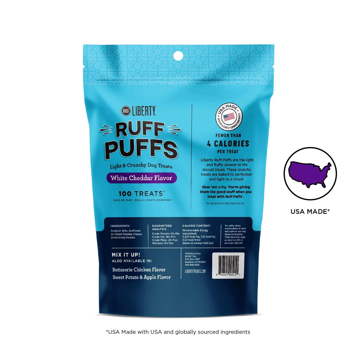 Liberty Ruff Puffs Flavor Dog Treats - Nail Gallerys