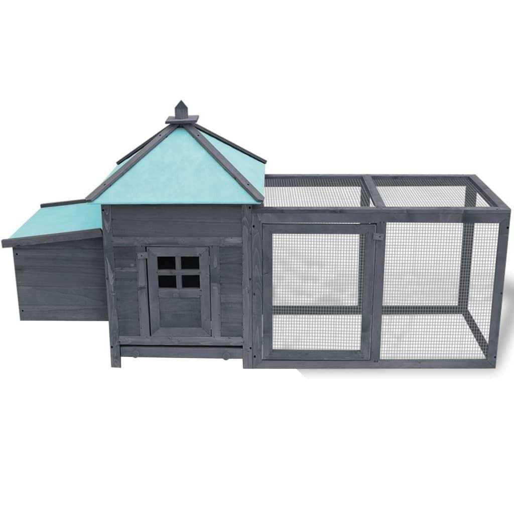 vidaXL Chicken Coop with Nest Box - Nail Gallerys