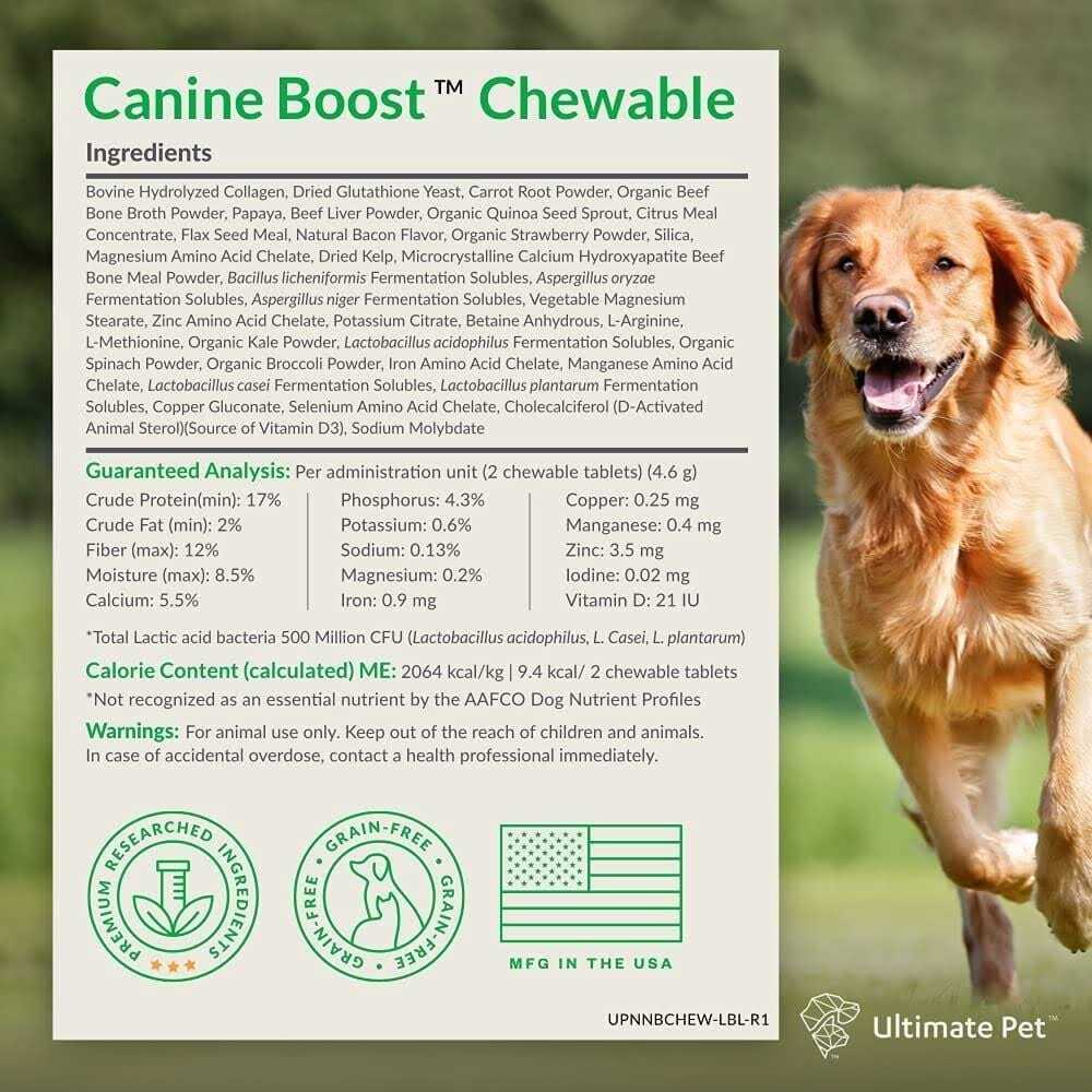 Ultimate Pet Nutrition Canine Boost Powder Supplement for Dogs - Nail Gallerys