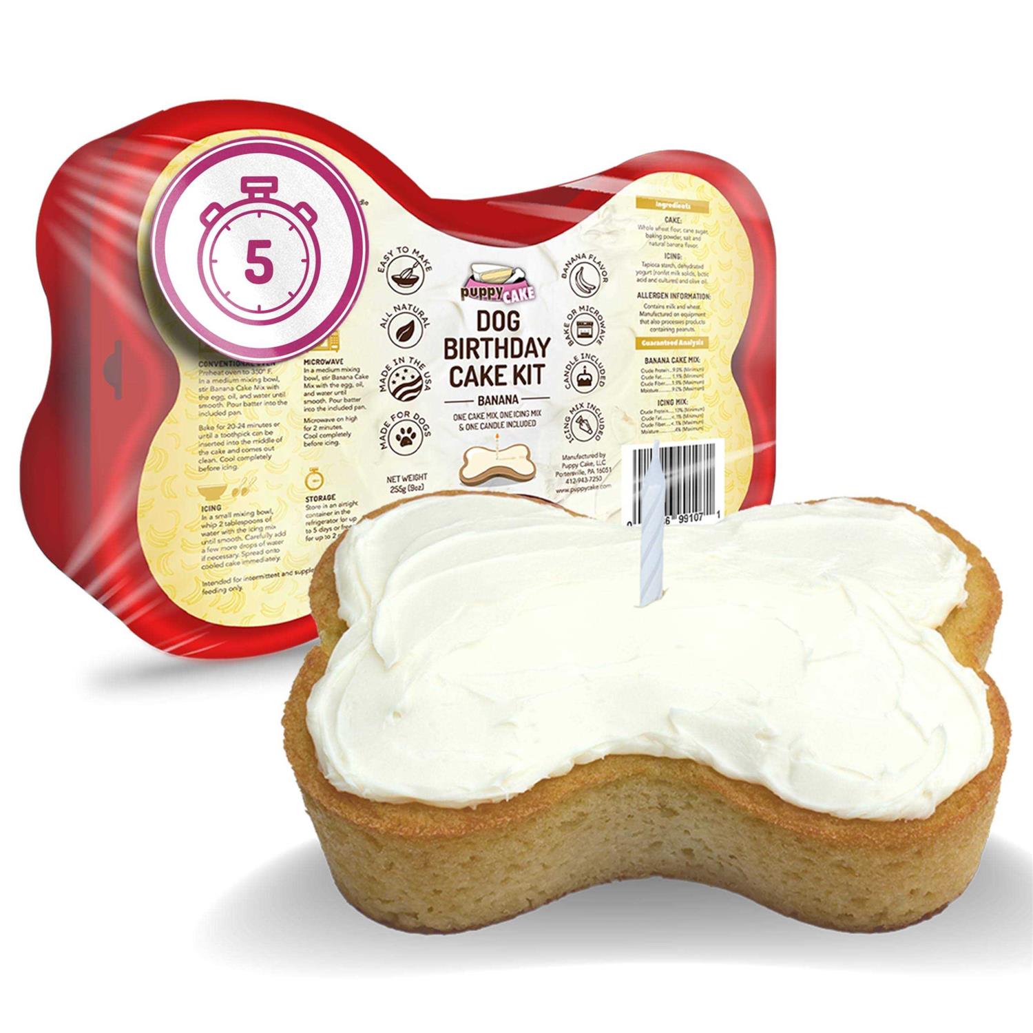 Puppy Cake Dog Birthday Cake Kit - Nail Gallerys