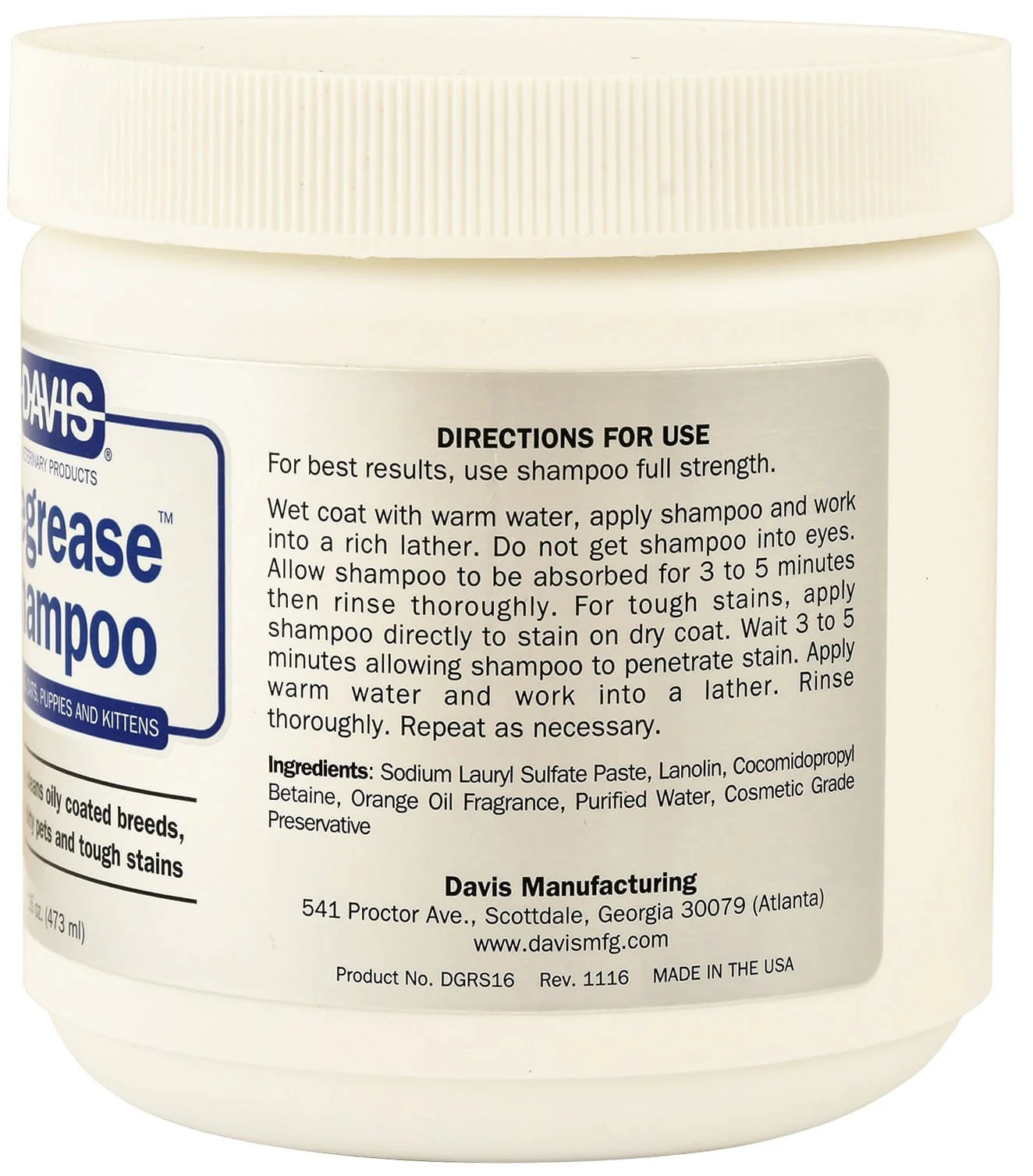 Davis Degrease Shampoo - Nail Gallerys