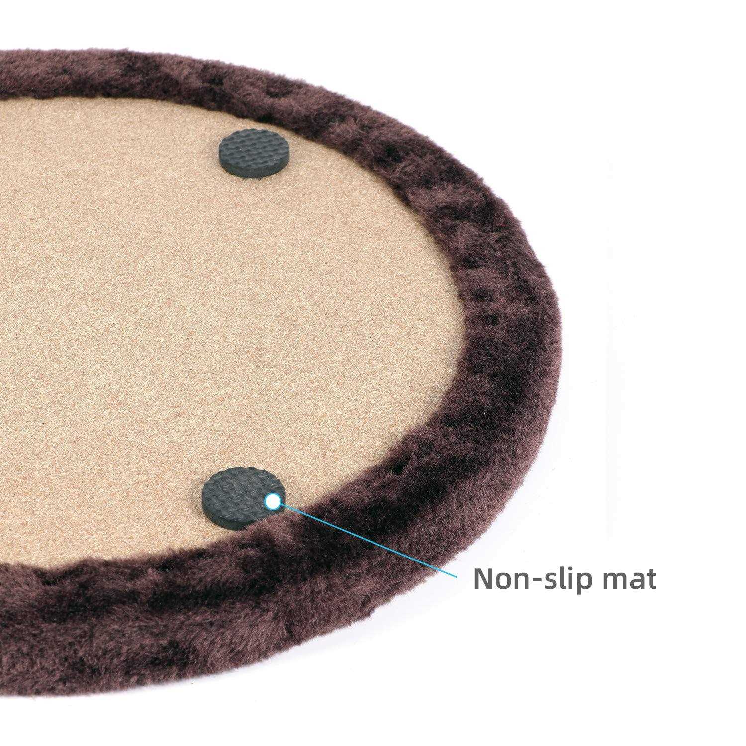 Happi N Pets Original Cat Arch Self Groomer Massager, Cat Grooming Brush With Sturdy Cat Scratching Pad and Catnip Toy - Nail Gallerys