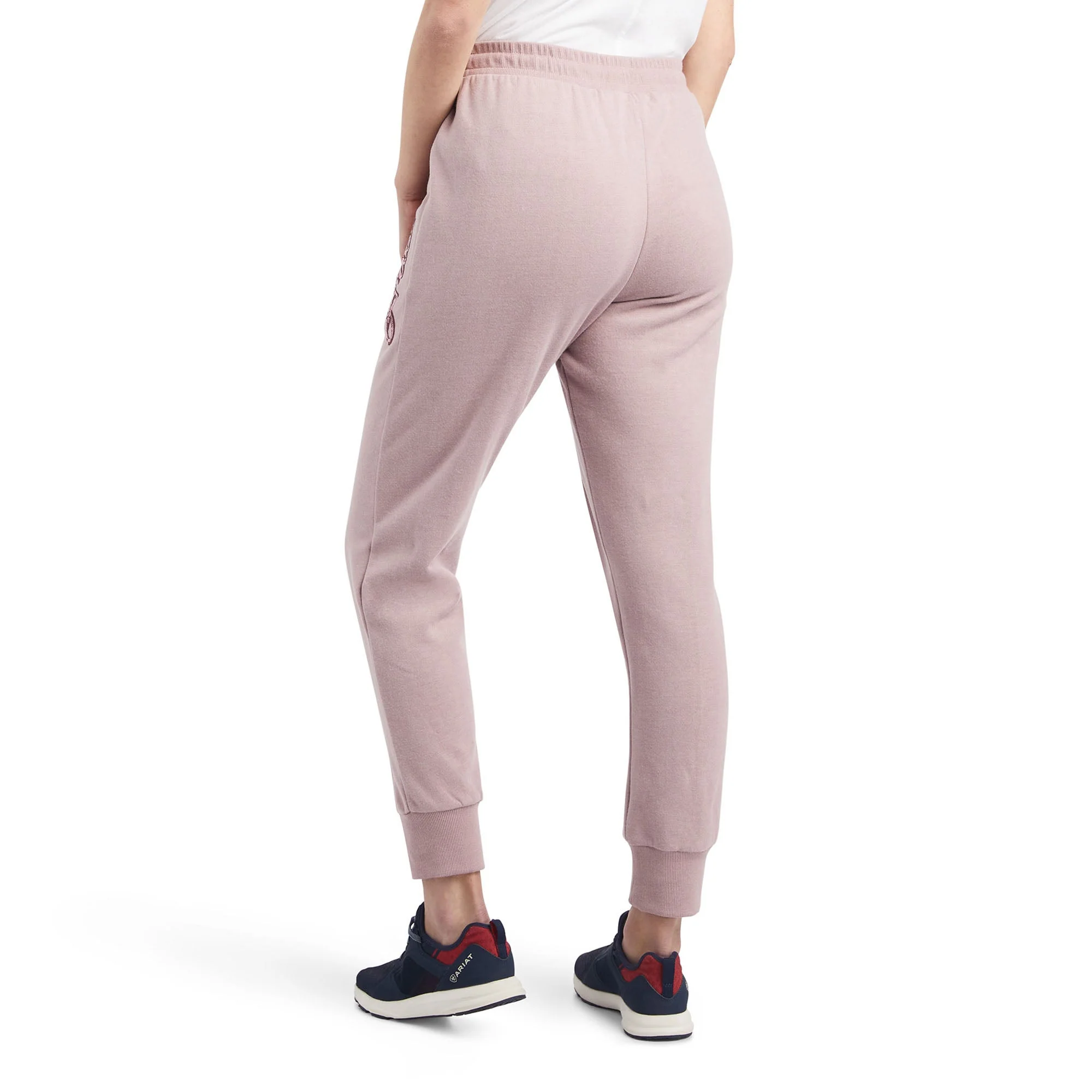 Ariat Women's Real Sweatpant Joggers, Rose Heather - Nail Gallerys