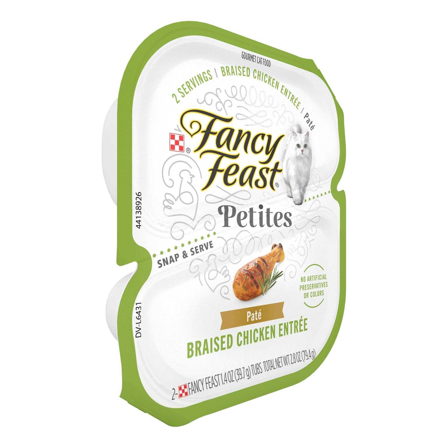 Fancy Feast Petites Pate Braised Chicken Entree Wet Cat Food - Nail Gallerys