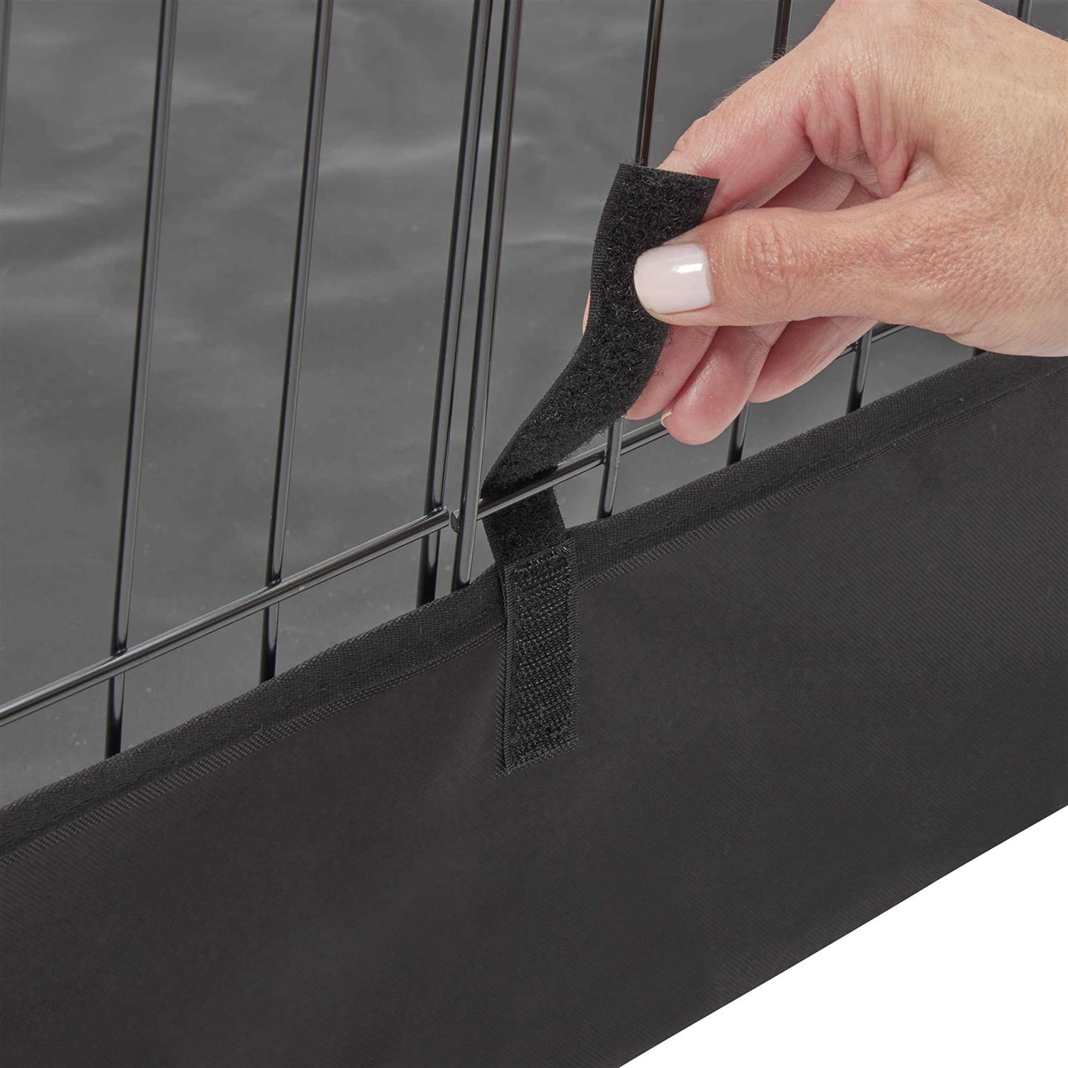 MidWest Homes for Pets Octagon Exercise Pen Fabric Mesh Bottom - Nail Gallerys