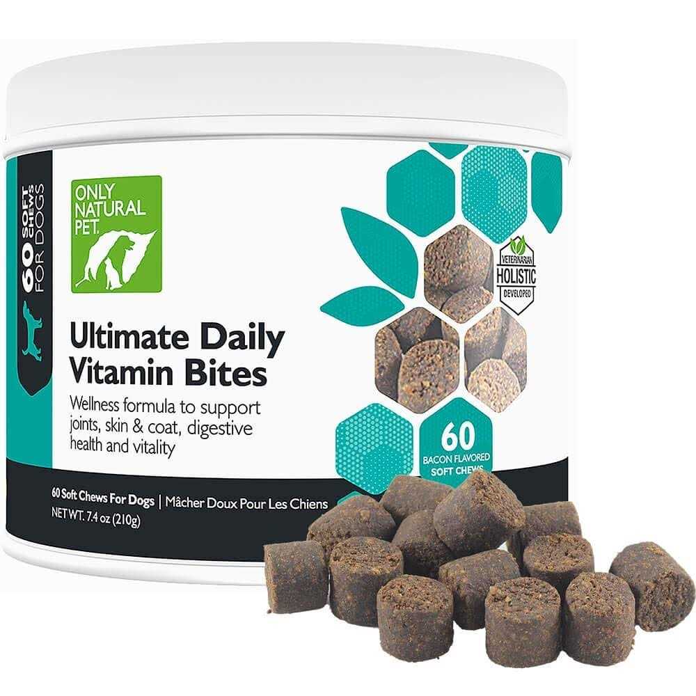 Only Natural Pet Ultimate Daily Vitamin Bites Dog 60 Chews - Nail Gallerys
