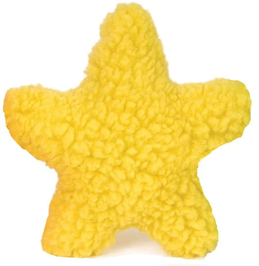 Fuzzy Shapes Dog Toys with Squeakers, Assorted Colors - Nail Gallerys