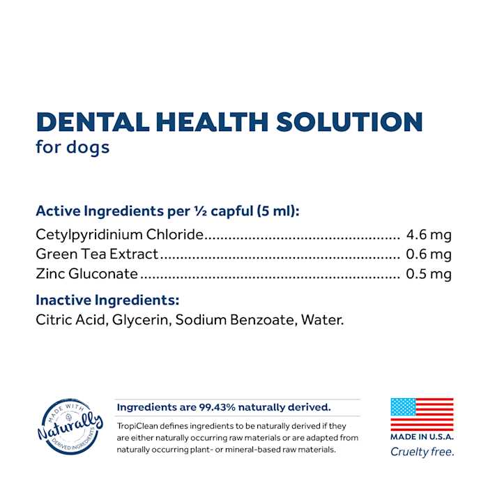 TropiClean Fresh Breath Dog Dental Health Solution - Nail Gallerys