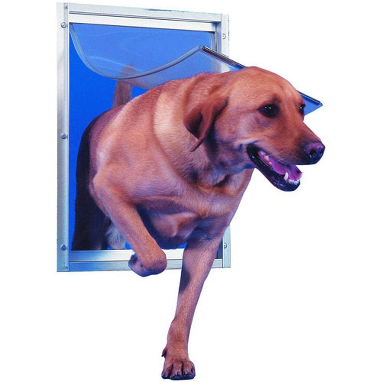 Ideal Pet Products Deluxe White Aluminum Pet Door - Nail Gallerys