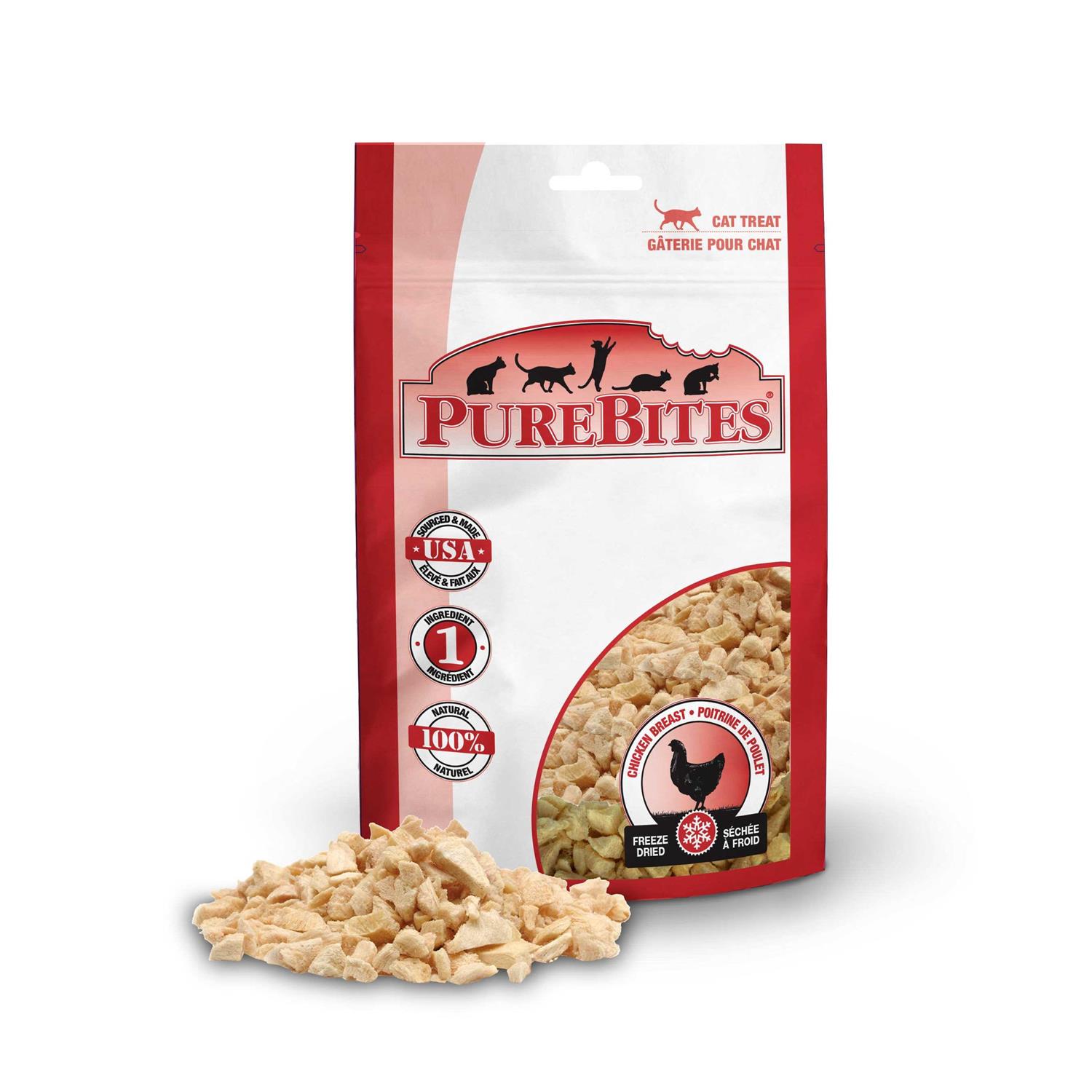 PureBites Freeze Dried Chicken Breast Cat Treats - Nail Gallerys