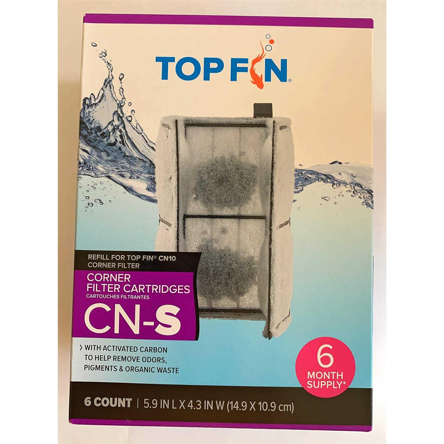 Top Fin CN-S Corner Filter Cartridges - Nail Gallerys