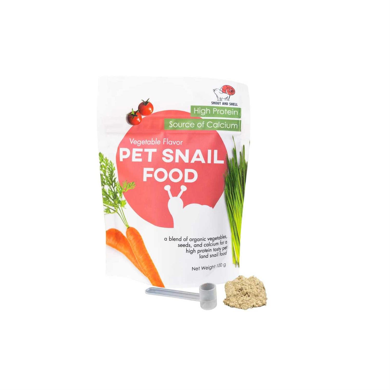 Snout & Shell Vegetable Flavored Pet Land Snail Food Tasty High-Protein - Nail Gallerys