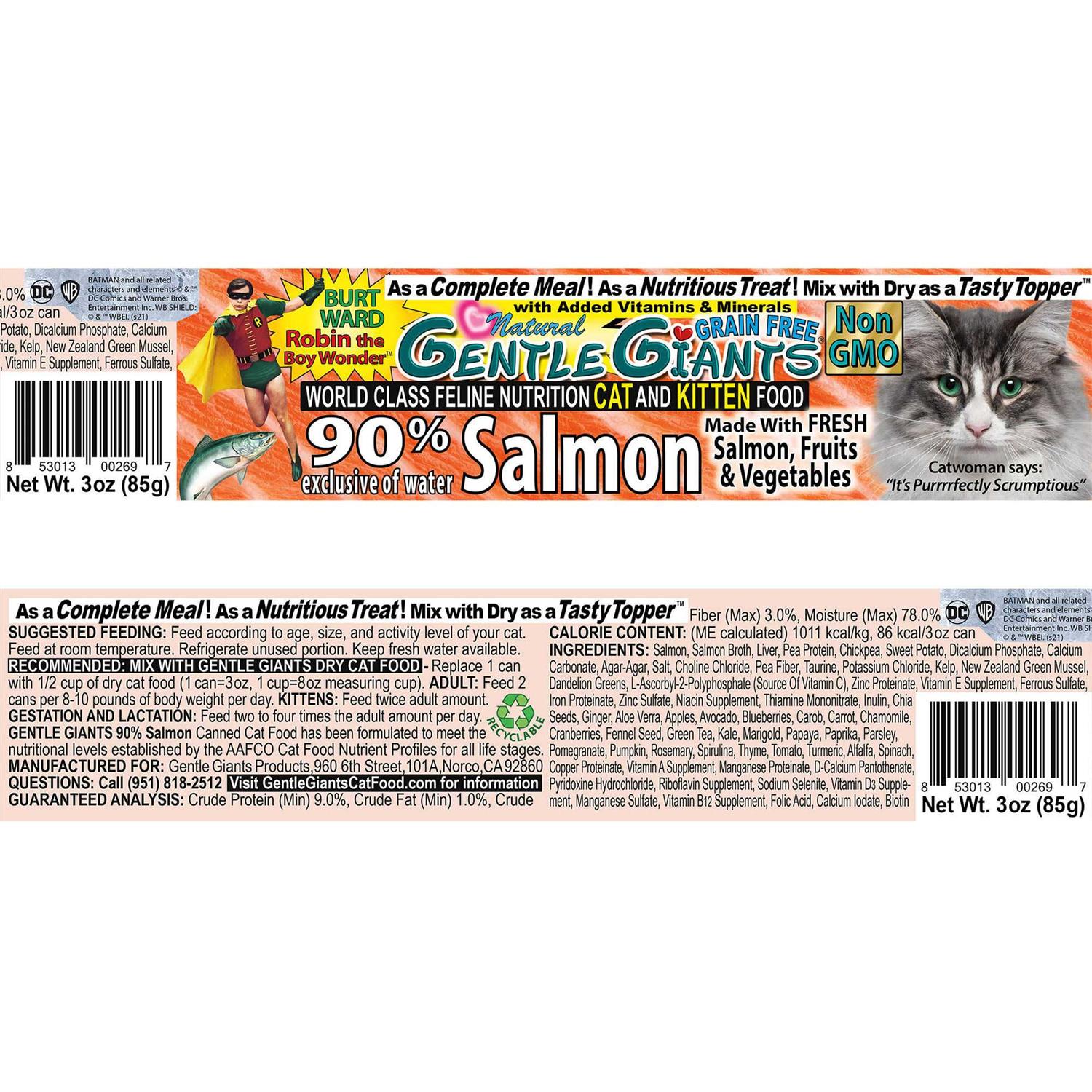Gentle Giants Salmon Wet Cat Food - Nail Gallerys